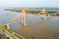 Dự án cầu Rạch Miễu 2, nối tỉnh Tiền Giang và Bến Tre, nằm cách cầu Rạch Miễu hiện hữu khoảng 3,8 km về phía thượng lưu.