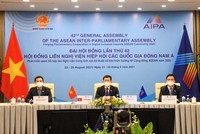 Đoàn đại biểu Quốc hội Việt Nam tham dự phiên họp của Ủy ban Chính trị tại AIPA 42.