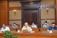 Tổng Bí thư Nguyễn Phú Trọng chủ trì cuộc họp