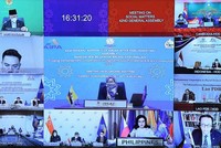 Phiên họp trực tuyến của Ủy ban Xã hội.