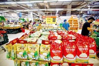 Hàng Việt Nam chiếm tỷ lệ khá cao tại kênh phân phối hiện đại trong nước.