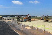 Thi công Dự án cải tạo, nâng cấp đường cất hạ cánh, đường lăn cảng hàng không quốc tế Nội Bài