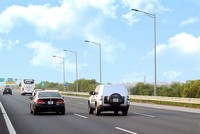 Một đoạn cao tốc Hà Nội - Hải Phòng qua Hưng Yên.