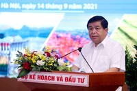 Bộ trưởng Bộ Kế hoạch và Đầu tư Nguyễn Chí Dũng chủ trì Hội nghị sáng 14/9