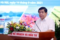 Bộ trưởng Bộ Kế hoạch và Đầu tư Nguyễn Chí Dũng đánh giá, bức tranh kinh tế vĩ mô cả năm 2021 phụ thuộc nhiều vào kết quả phòng chống dịch (Ảnh: Đức Trung)