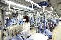 Hàng may mặc của doanh nghiệp Việt Nam có tiềm năng lớn để xuất khẩu sang Cuba. Ảnh: Đ.T