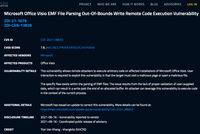 Thông tin từ website Microsoft về lỗ hổng bảo mật do Chuyên gia Trần Văn Khang phát hiện