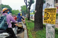 Một quảng cáo bán nhà tại TP.HCM: “Nhà hiếm hơn vắc-xin Covid". Ảnh: Lê Toàn