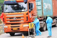 Một chốt kiểm dịch trên Quốc lộ 14 trên địa bàn tỉnh Đắk Lắk