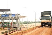 Trạm thu phí Dự án BOT đường Hồ Chí Minh, đoạn từ Quốc lộ 2 đến Hương Nộn.