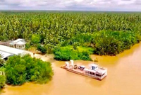 Cồn Ốc (xã Hưng Phong, huyện Giồng Trôm, tỉnh Bến Tre). Ảnh: Trung tâm Thông tin XTDL Bến Tre.