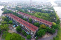 Hai lô chung cư IV và VI của cư xá Thanh Đa sắp được xây mới. Ảnh: Lê Toàn