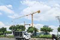 Dự án Đức Long Golden Land có đất công xen cài đã được tháo gỡ. Ảnh: Trọng Tín 