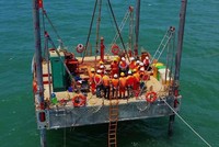 Công tác khảo sát địa chất, địa hình và đáy biển cho việc lập dự án