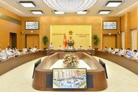 Một phiên họp của Ủy ban Thường vụ Quốc hội.