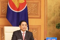 Thủ tướng Phạm Minh Chính tham dự Hội nghị cấp cao đặc biệt kỷ niệm 30 năm quan hệ đối thoại ASEAN - Trung Quốc (Ảnh: TTXVN)