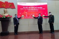 Lãnh đạo Thành phố, Sở Thông tin và Truyền thông cùng Viettel Hải Phòng nhấn nút ra mắt mô hình Trung tâm Giám sát, điều hành đô thị thông minh Thành phố