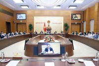 Chủ tịch Quốc hội chủ trì cuộc họp.