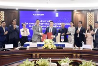 Lễ ký kết hợp tác toàn diện giữa Bảo hiểm PVI với FLC Biscom. 