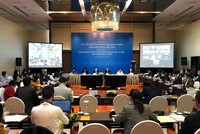 Diễn đàn Xúc tiến đầu tư vào khu công nghiệp và khu kinh tế của Việt Nam chiều 21/12.