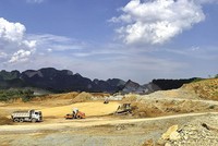 Tập đoàn Sơn Hải thi công cao tốc Bắc - Nam phía Đông. Ảnh: A.M