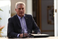 Chủ tịch Cuba Miguel Diaz-Canel. Ảnh: AFP/TTXVN