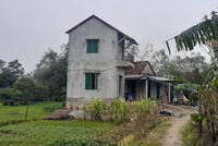 Một công trình nhà chống lũ của người dân Quảng Bình do UNDP tài trợ.