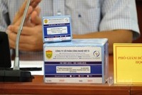 Bộ kit test Covid-19 do Việt Á sản xuất .