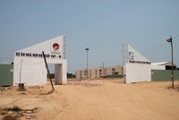 Dự án Nhà máy Bột - giấy VNT19 tại huyện Bình Sơn, Quảng Ngãi. Ảnh: PV