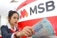 Năm 2021, nguồn thu ngoài lãi của MSB tăng 92% so với năm 2020