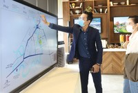 Từ săn đất trên sơ đồ…