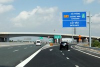 Một đoạn cao tốc Hà Nội - Hải Phòng.