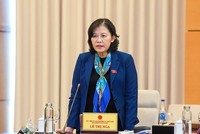 Chủ nhiệm Ủy ban Tư pháp Lê Thị Nga.