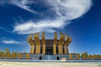 Toàn cảnh Đền thờ các Vua Hùng tại Cần Thơ.