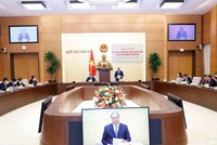 Hội nghị về công tác phối hợp giữa Chủ tịch nước và Ủy ban Thường vụ Quốc hội..