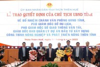 Thừa Thiên Huế điều động, bổ nhiệm lãnh đạo chủ chốt nhiều sở, ngành