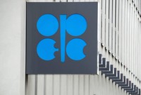 Biểu tượng OPEC tại trụ sở ở Vienna, Áo. Ảnh: AFP/TTXVN