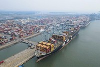 Cảng quốc tế cái mép (CMIT) có vốn góp của VIMC là cảng biển có năng lực tiếp nhận các tàu container lớn nhất thế giới.