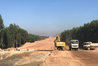 Vinaconex đẩy nhanh tiến độ thi công Gói thầu số 3 - XL (đoạn Km47+671-Km83+000) thuộc Dự án thành phần cao tốc Bắc - Nam, đoạn Phan Thiết - Dầu Giây