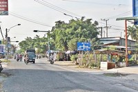 Dự án được thực hiện tại thị trấn Tân Quới, huyện Bình Tân, tỉnh Vĩnh Long. Ảnh: Báo Vĩnh Long