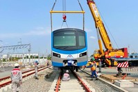 TP.HCM: Hai đoàn tàu cuối cùng thuộc tuyến Metro số 1 đã cập cảng
