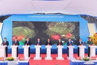 Phó Thủ tướng Lê Văn Thành phát lệnh khởi công xây dựng cầu Bến Rừng