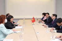 Bộ trưởng Nguyễn Hồng Diên có nhiều cuộc gặp với các đối tác tại Mỹ trong khuôn khổ chuyến tháp tùng Thủ tướng tới Mỹ từ 11-17/5.