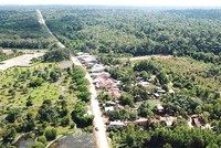 Khu Dự trữ sinh quyển thế giới Đồng Nai nhìn từ trên cao.