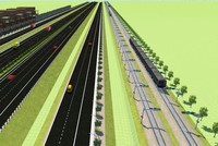 Phối cảnh Dự án đường vành đai 4 - vùng Thủ đô.