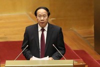 Phó Thủ tướng Chính phủ Lê Văn Thành báo cáo tình hình kinh tế -xã hội, sáng 23/5