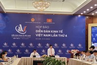 Sáng 31/5, Ban Kinh tế Trung ương tổ chức Họp báo Diễn đàn Kinh tế Việt Nam lần thứ 4.