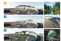 Các mẫu phối cảnh nhà ga T2 sân bay Đồng Hới.