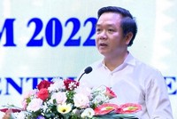 Chủ tịch UBND tỉnh Ninh Bình Phạm Quang Ngọc phát biểu tại hội nghị.