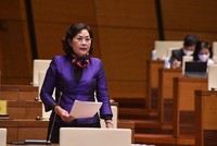 Thống đốc Ngân hàng Nhà nước Nguyễn Thị Hồng sẽ trả lời chất vấn tại Quốc hội từ chiều 8/6.